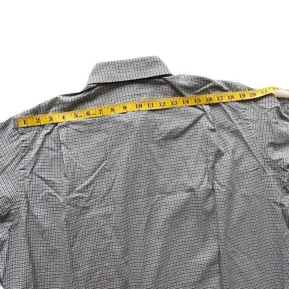 Polo Ralph Lauren REGENT Classic Fit Shirt L/S Mini Check Green Brown Sz L - Picture 8 of 8